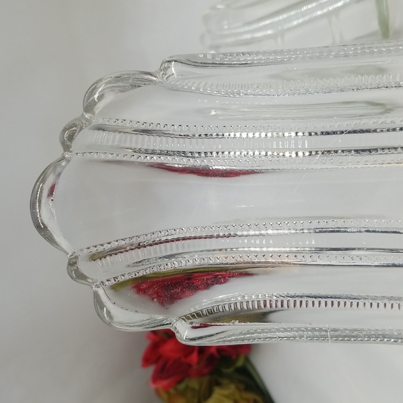U.S. Glass Iowa Pattern Relish/Banana Split Sundae Bowls - Picture 7 of 16